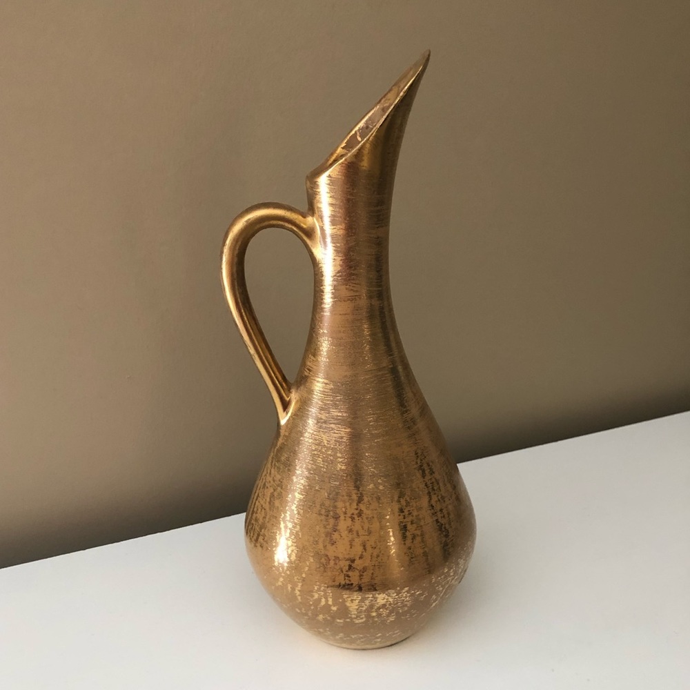 Stangl Pottery Granada Gold Pitcher /Vase